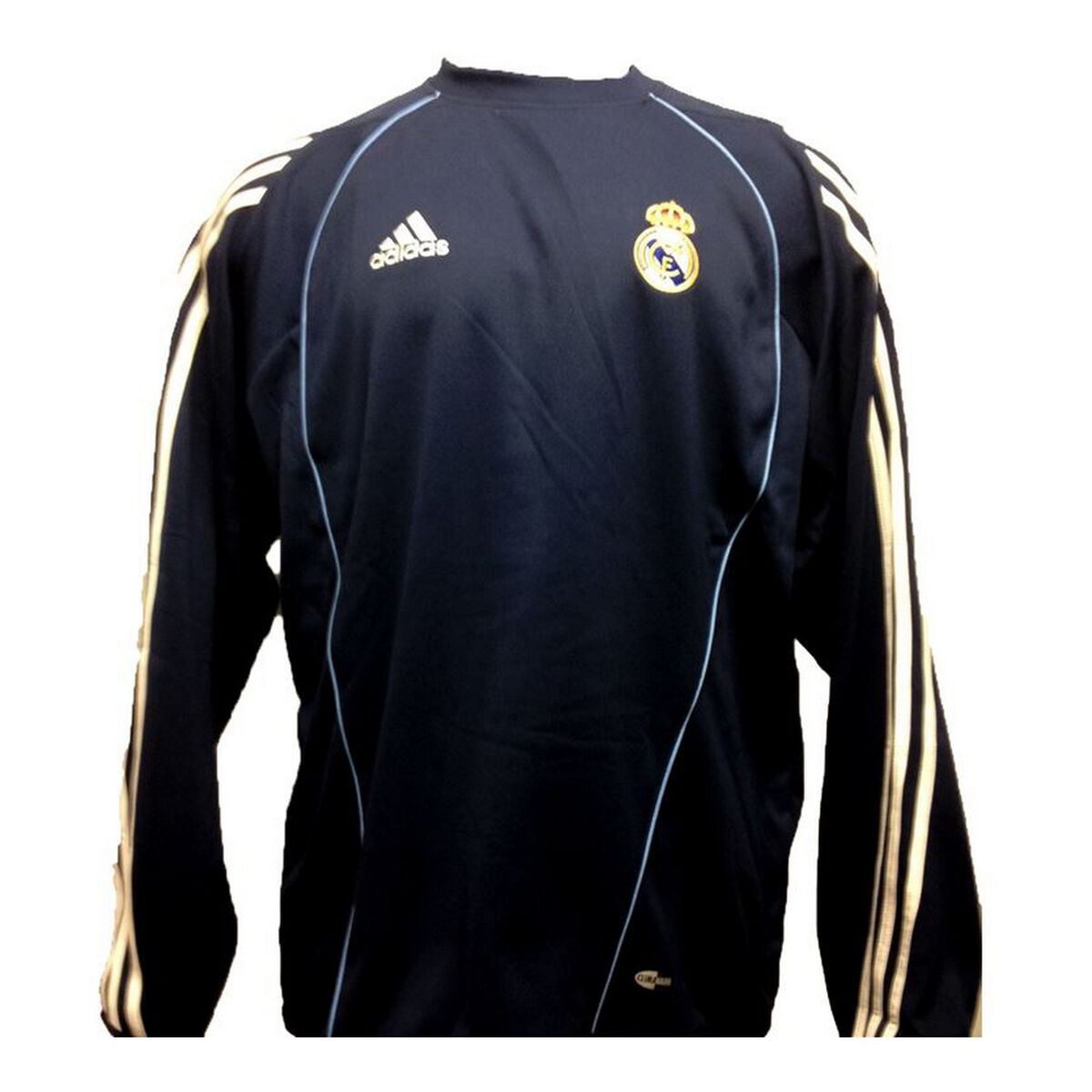 Men’s Sweatshirt without Hood Adidas Real Madrid CF Blue Football 198 cm