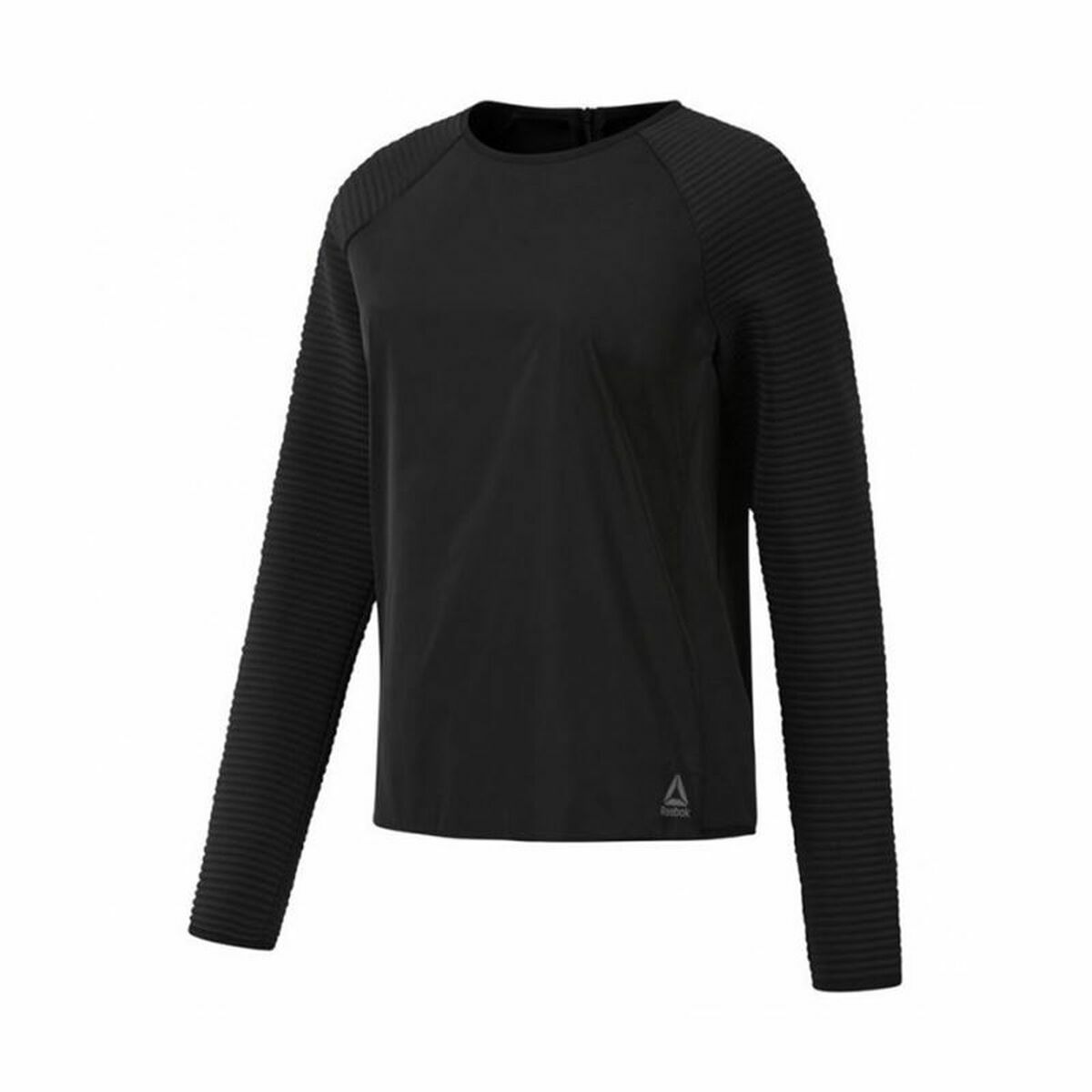 Women’s Long Sleeve T-Shirt Reebok Thermowarm Deltapeak Black M